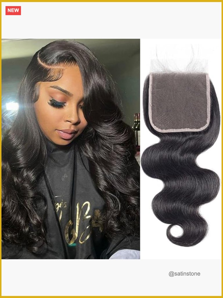 12a Virgin Remy Human Hair 5x5 Hd Lace Closure Body Wave Extensions Pre Plucked